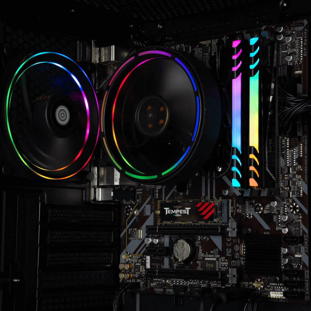 Prebuilt Gaming PC AMD Ryzen 5 5600G 1TB SSD 16GB DDR4 Windows 11 Desktop Computer K946348