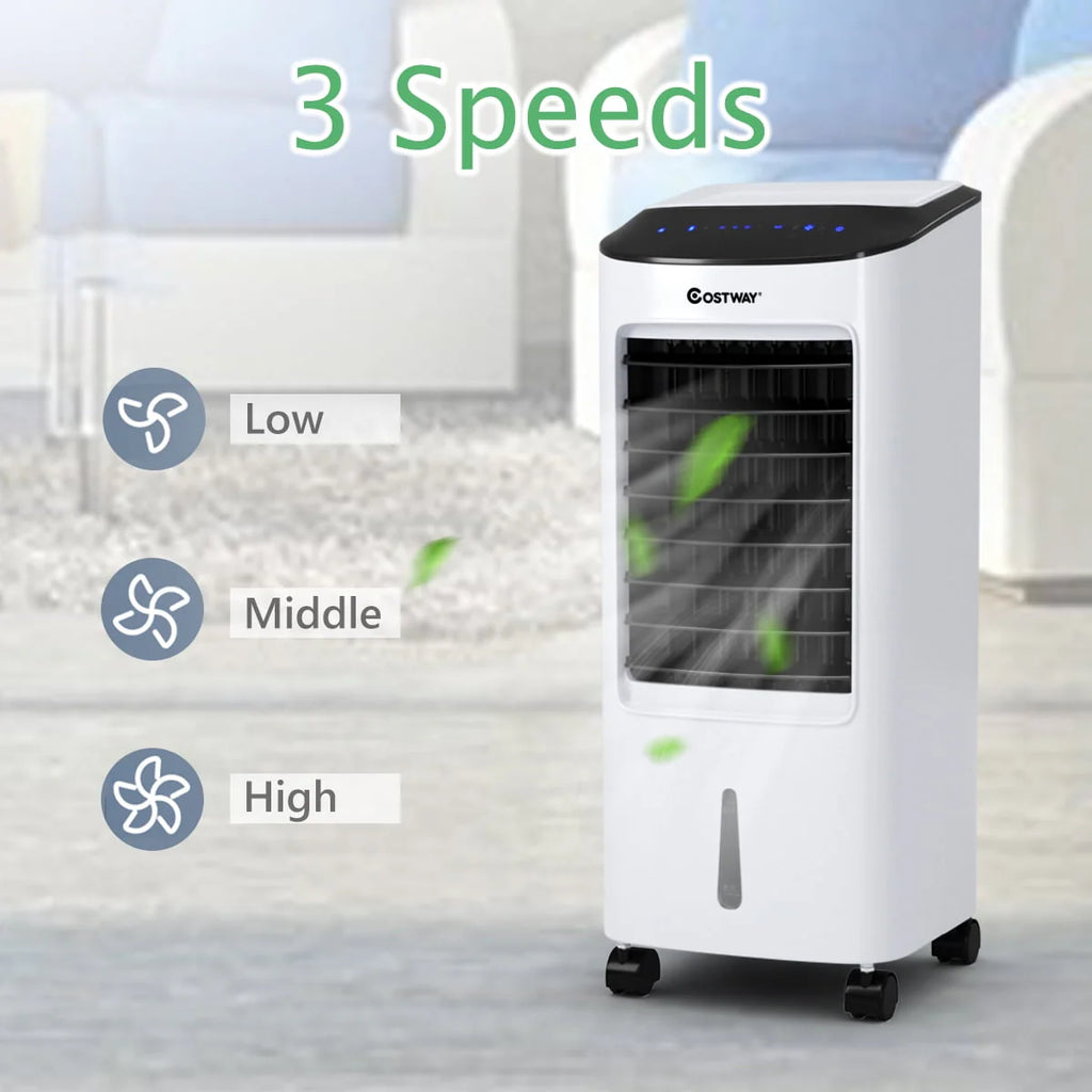 Portable Evaporative Air Cooler Fan & Humidifier with Remote Control U675705
