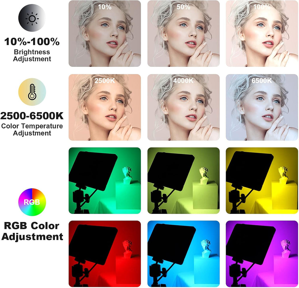 RGB Photography Lighting Kit with Tripod Stand G330
