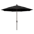 11 ft. Aluminum Market Patio Umbrella Black V94855