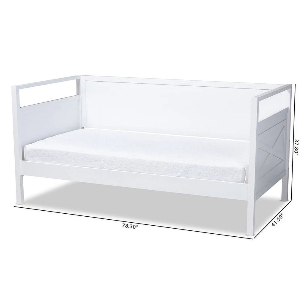 White Twin Size Daybed T667085