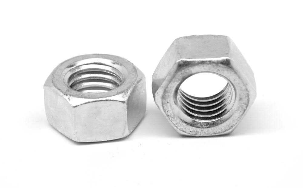 A563 Grade A Heavy Hex Nut Low Carbon Steel Hot Dip Galvanized Pk 5 P95968