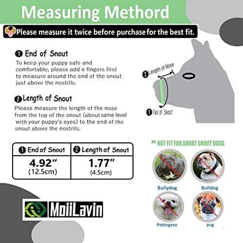 Soft Air Mesh Dog Muzzle XS for Small Dogs with Long Snout O335