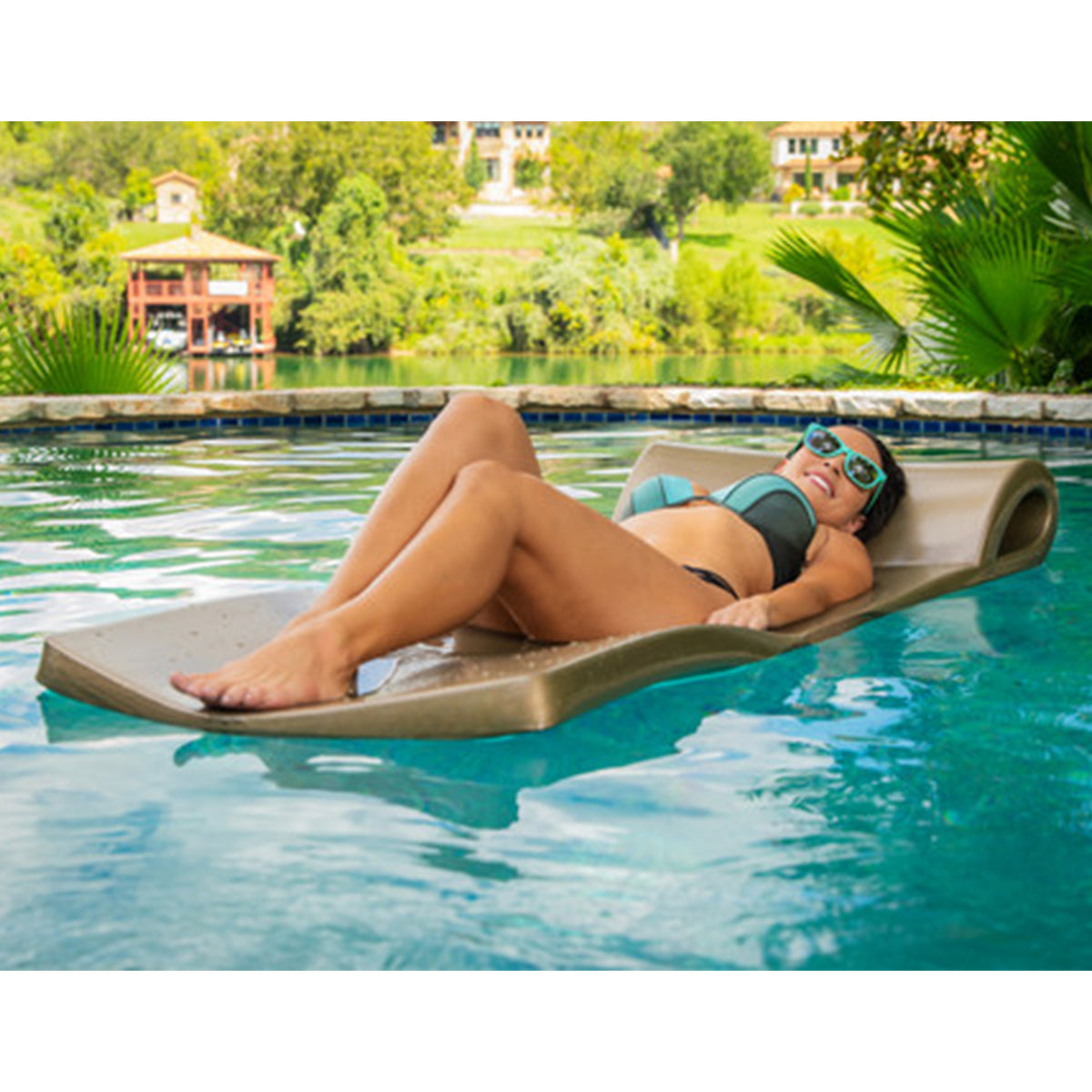Mint Green Foam Pool Lounge Float S80829