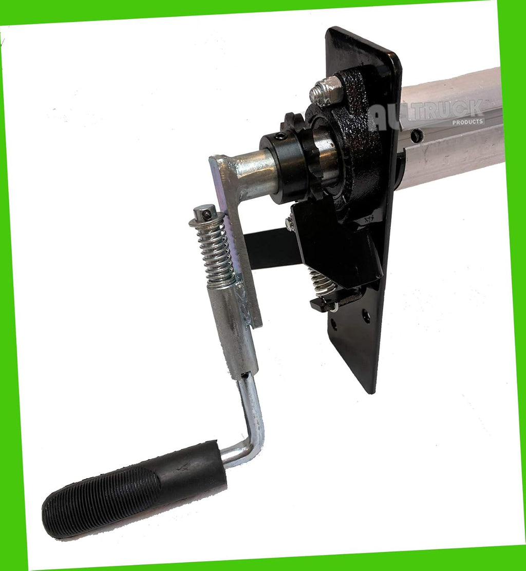 Manual Hand Crank Tarp Roller with Lock Lever X87066