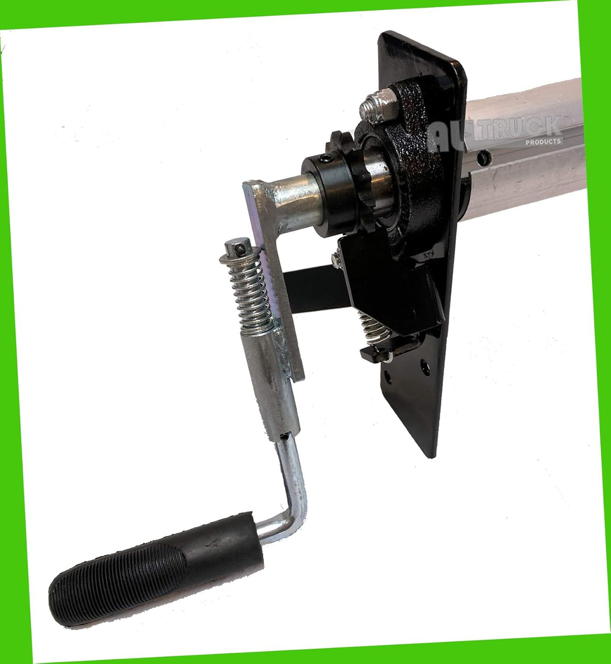 Manual Hand Crank Tarp Roller with Lock Lever X87066