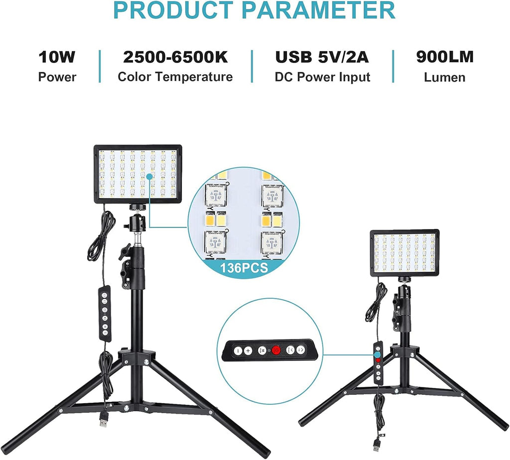 RGB Photography Lighting Kit with Tripod Stand G330