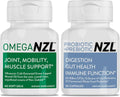 Green-Lipped Mussel Oil Joint Support Softgels and Probiotic Prebiotic Capsules N98845