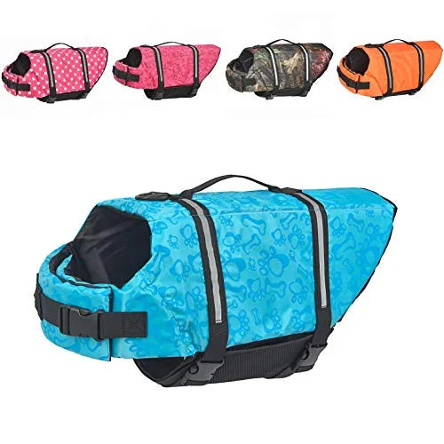 Adjustable Dog Life Jacket with Reflective Stripes Z901088