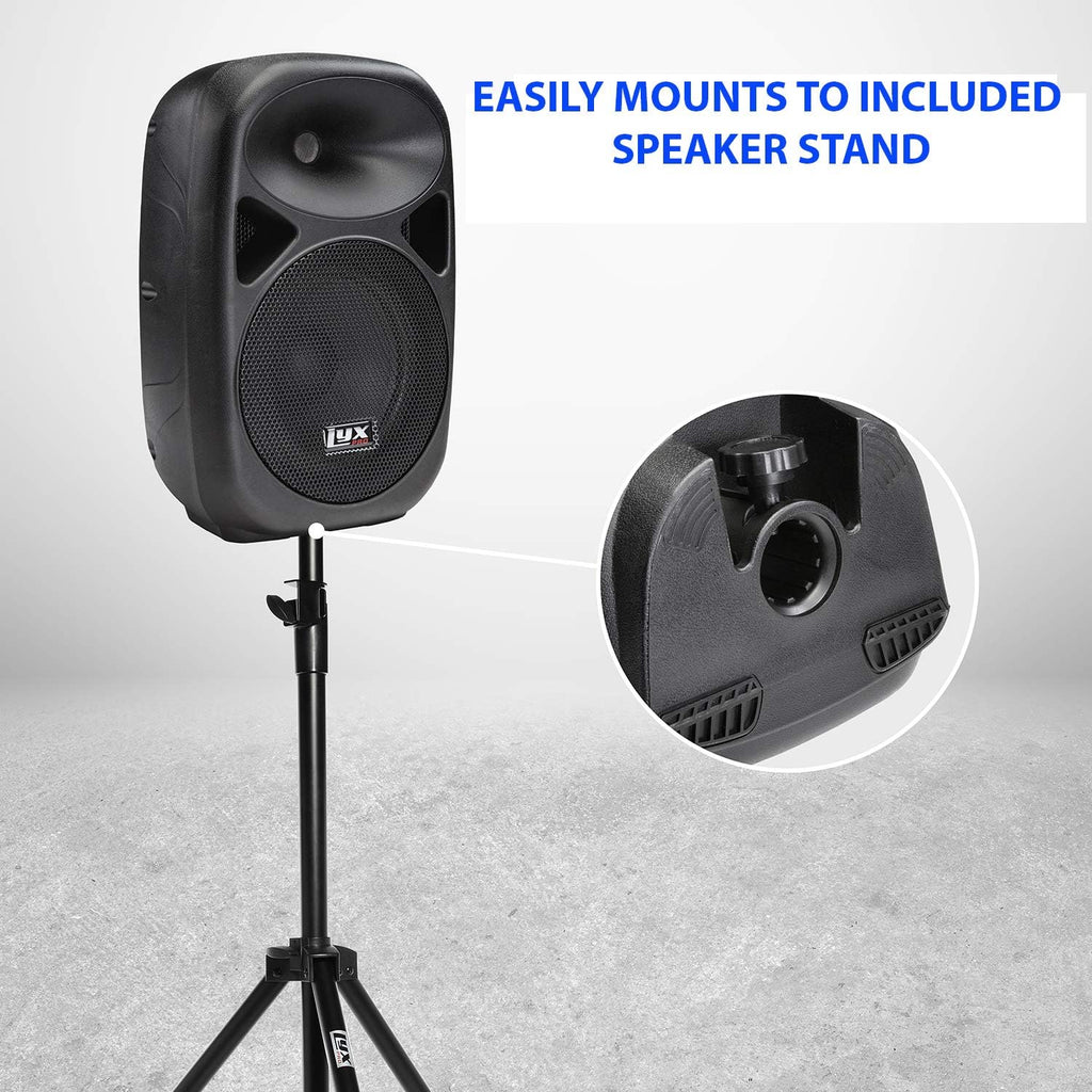 15 Portable PA Speaker System with Tripod Stand R4876