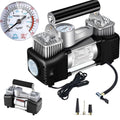 12V DC Double Cylinders Metal Tire Inflator with Auto-Off C9668