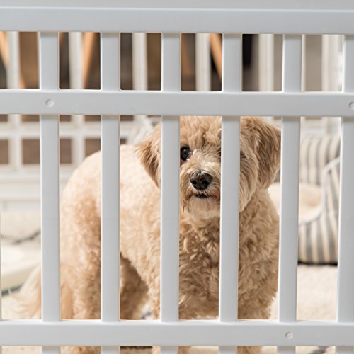 8-Panel 24" Black Dog Playpen V493