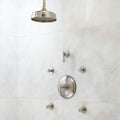 Pressure Balanced Shower System with Rain Shower Head and Body Sprays A8661