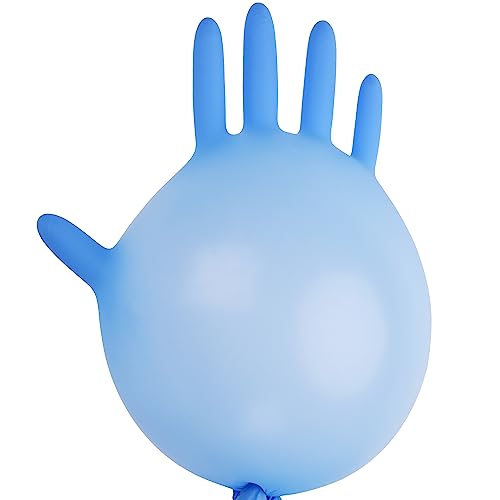 Disposable Nitrile Gloves 6 mil Blue Heavy Duty Latex Free A101452
