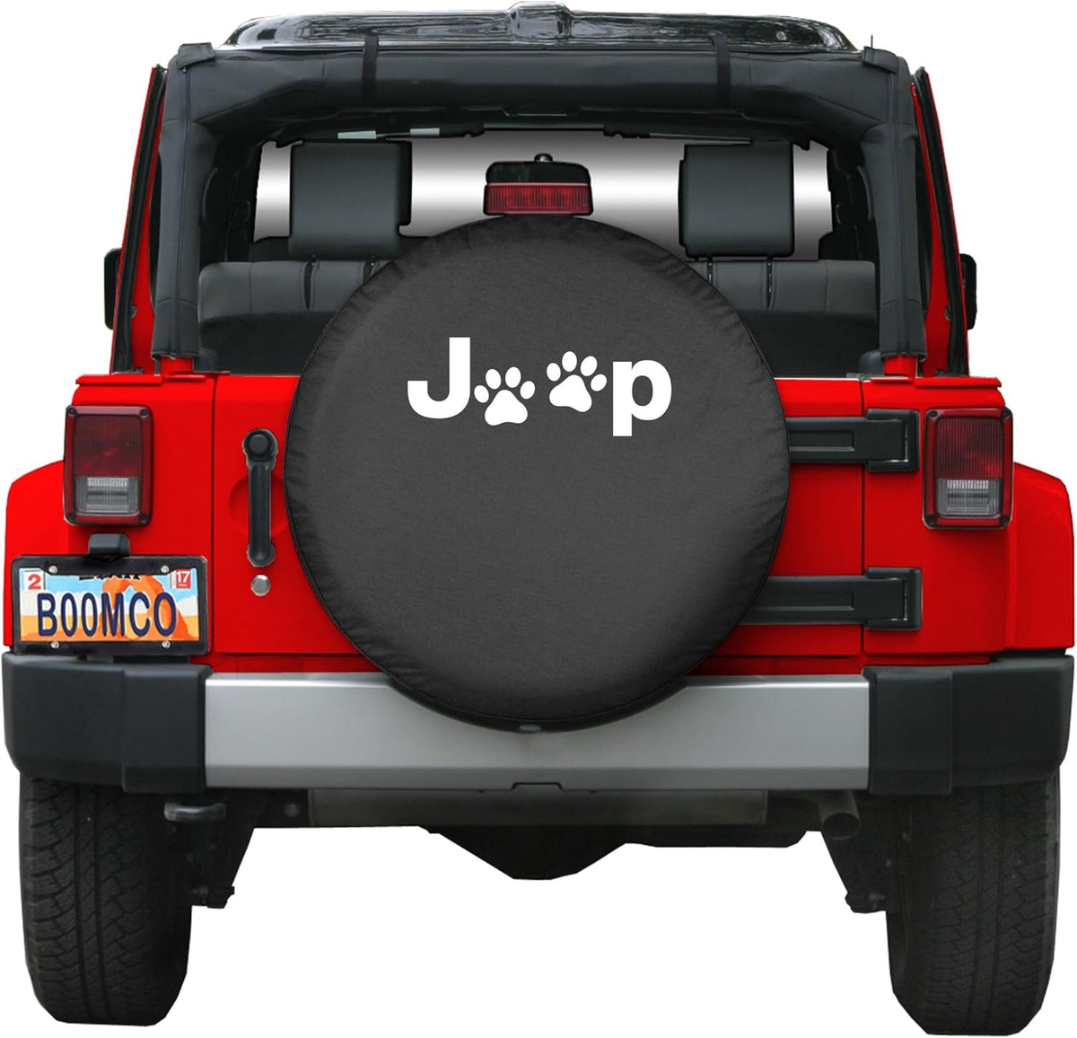 32" Soft Tire Cover Paw Prints Pack of 2 B642
