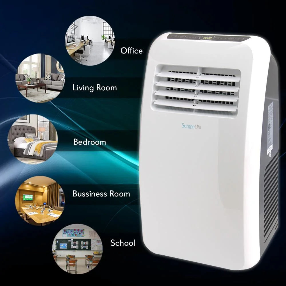 8,000 BTU Portable Air Conditioner with Dehumidifier and Fan Modes S321