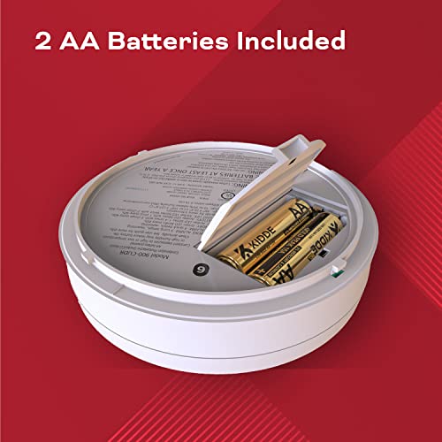AA Battery Powered Smoke & Carbon Monoxide Detector, 2 Pack L72627