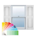 12 inch x 75 inch Vinyl Double Panel Shutters S382