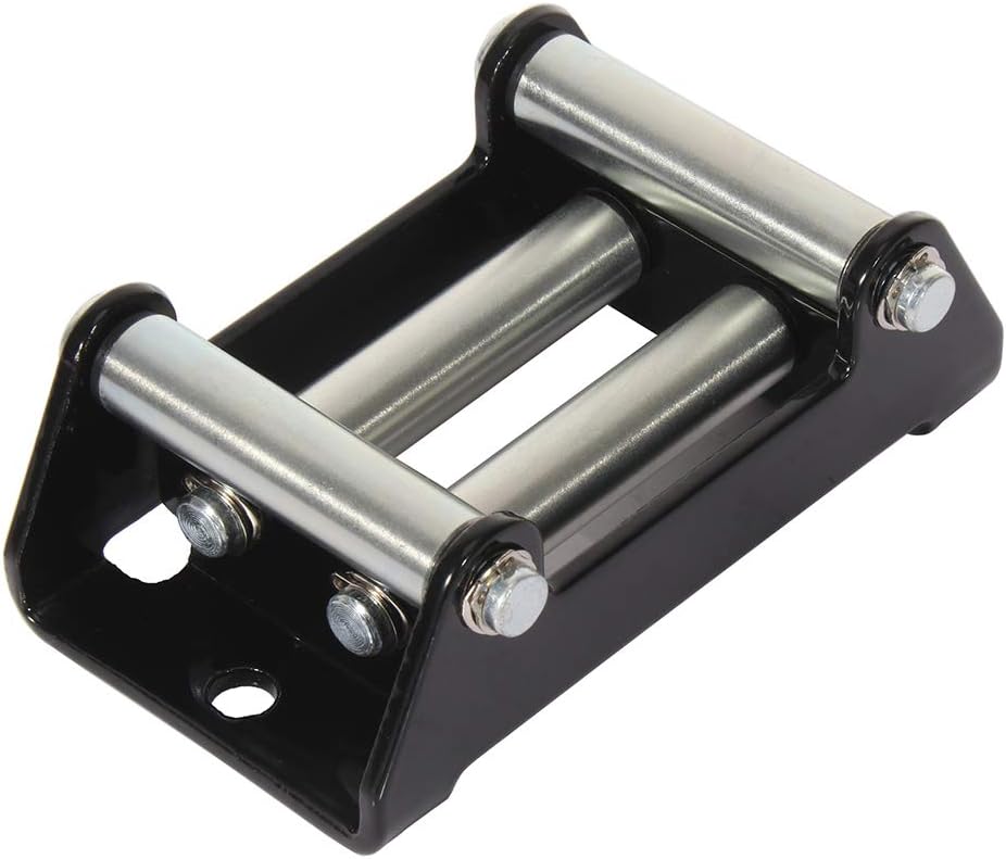 ATV Winch Roller Fairlead 3000-4000 LBs 4-Way Roller Cable Guide Pack of 2 B42914