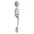 Satin Nickel Double Cylinder Exterior Handleset B1225