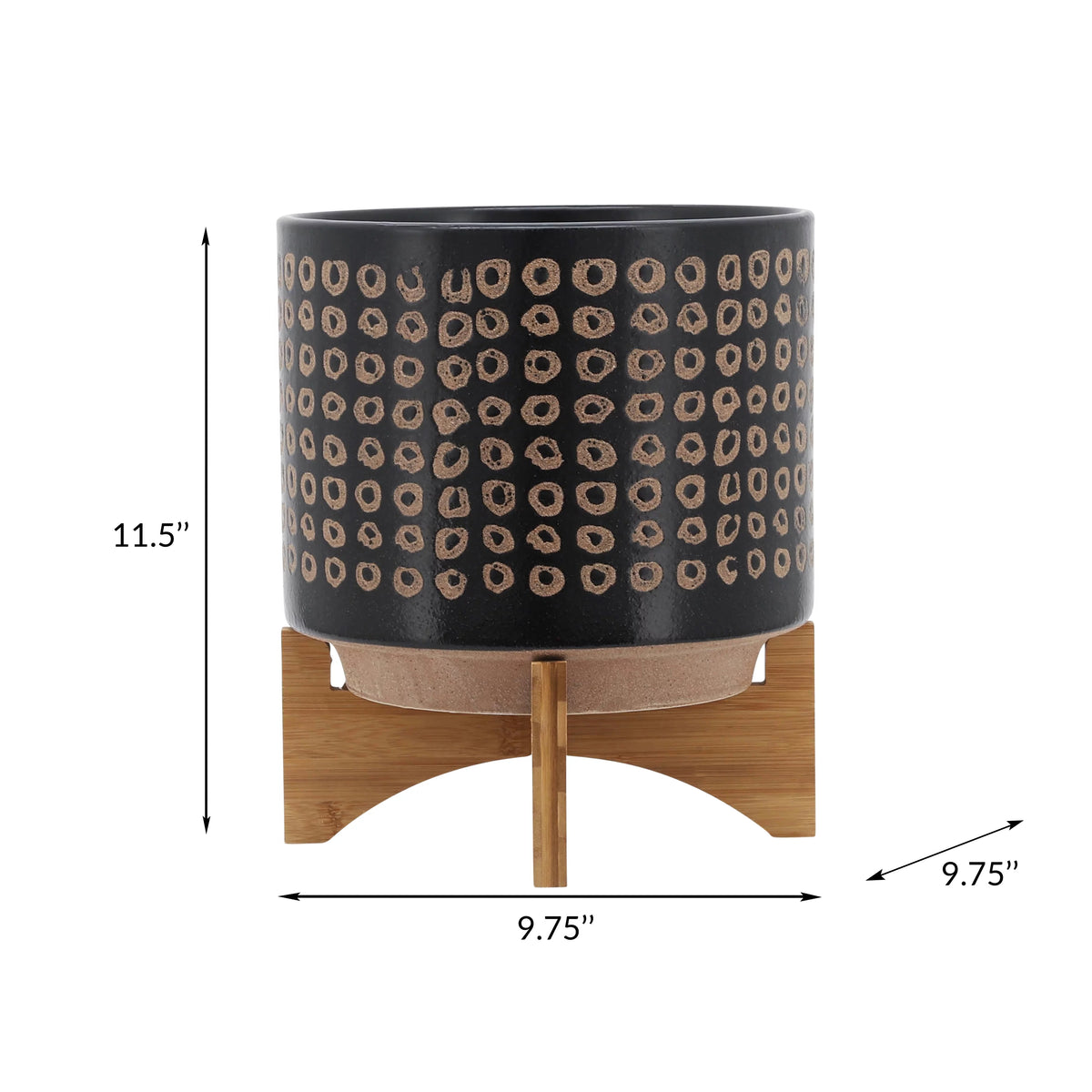 Ceramic Planter On Stand Z59957