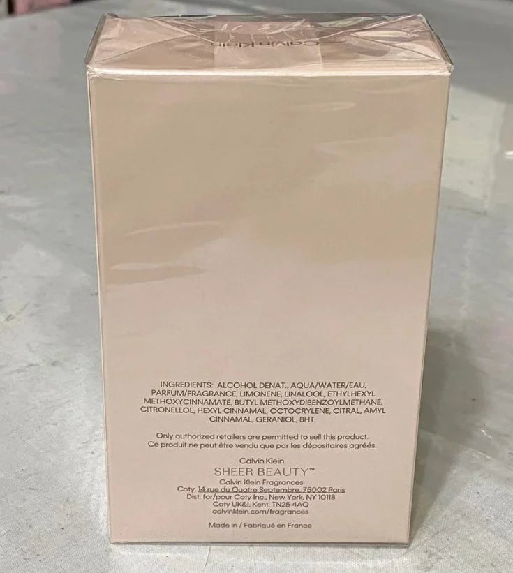 Sheer Beauty Eau de Toilette 3.4 fl oz X580