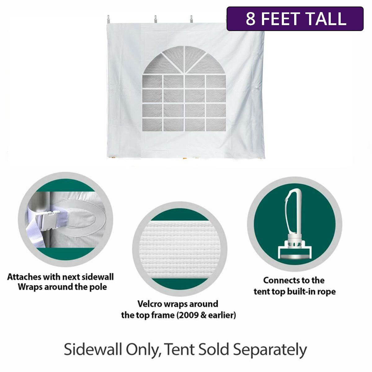 10 ft x 10 ft Sidewall Kit U999