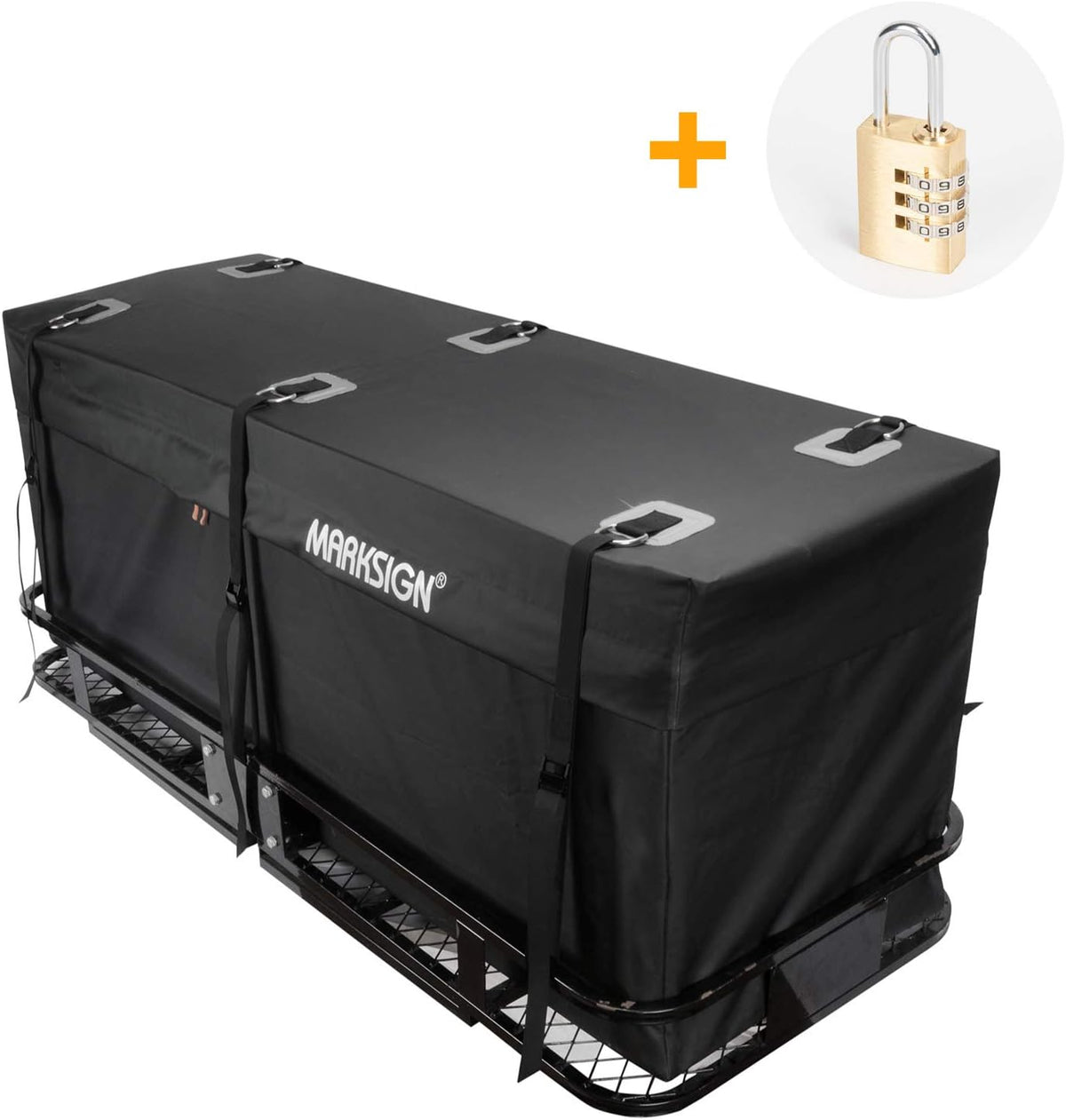 100% Waterproof Hitch Carrier Cargo Bag 59'' x 24'' x 24'' (20 Cu Ft) K4372