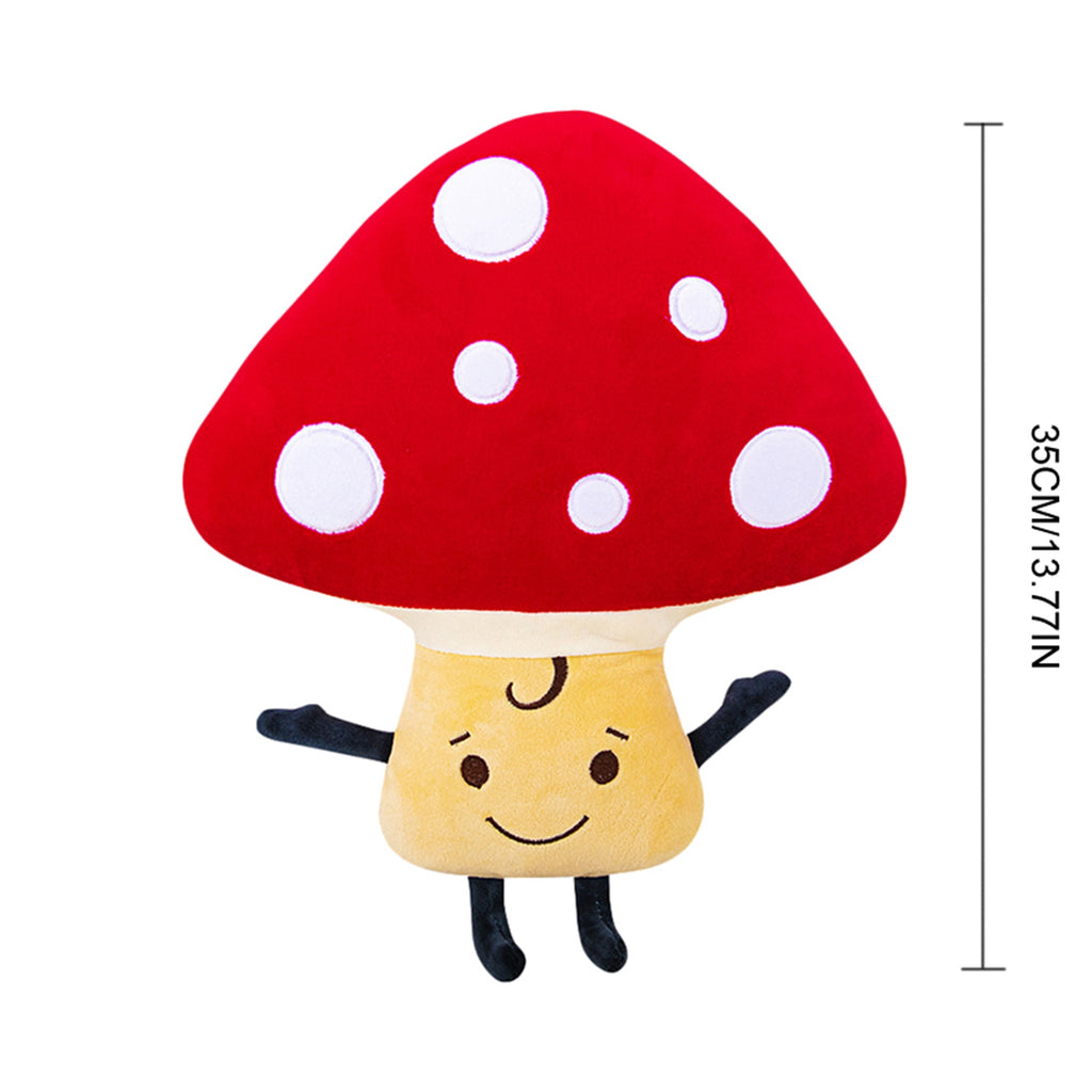 Plush Mushroom Throw Pillow Stuffed Dolls Toys B31141