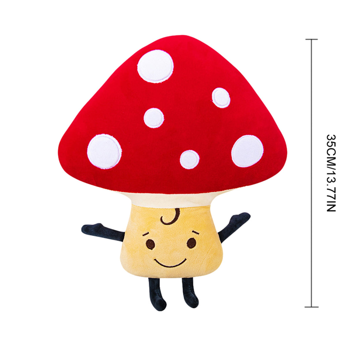 Plush Mushroom Throw Pillow Stuffed Dolls Toys B31141