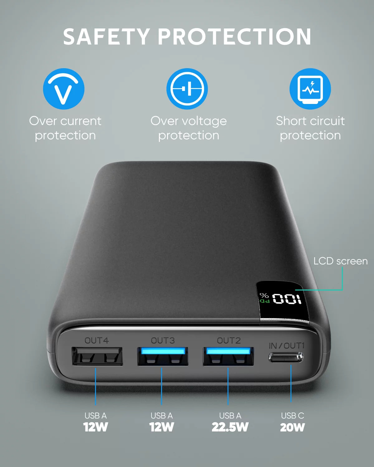 27,000mAh Portable Charger K162091