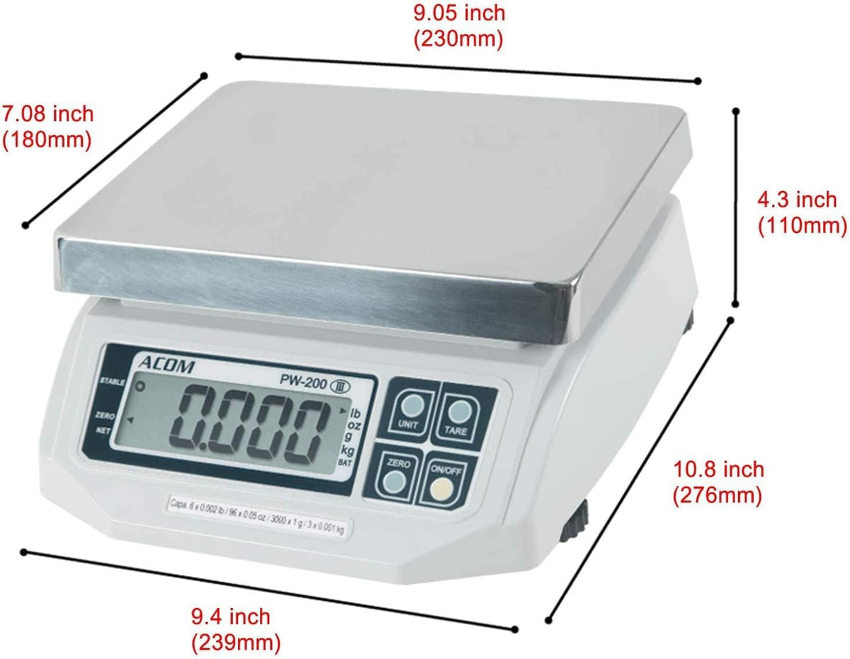 Digital Portion Control Scale, 6lb Capacity N625