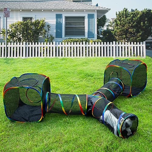 Outdoor Cat Enclosures Playground with Storage Bag A168911
