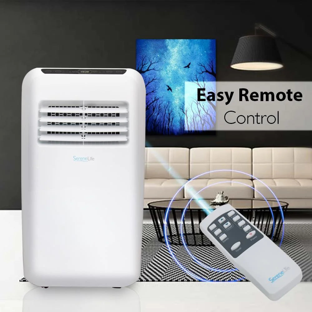 8,000 BTU Portable Air Conditioner with Dehumidifier and Fan Modes S321