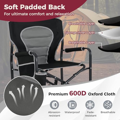 Portable Folding Camping Chair with Cup Holder C6560