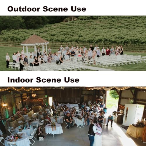 White Plastic Folding Chair with Steel Frame P11489