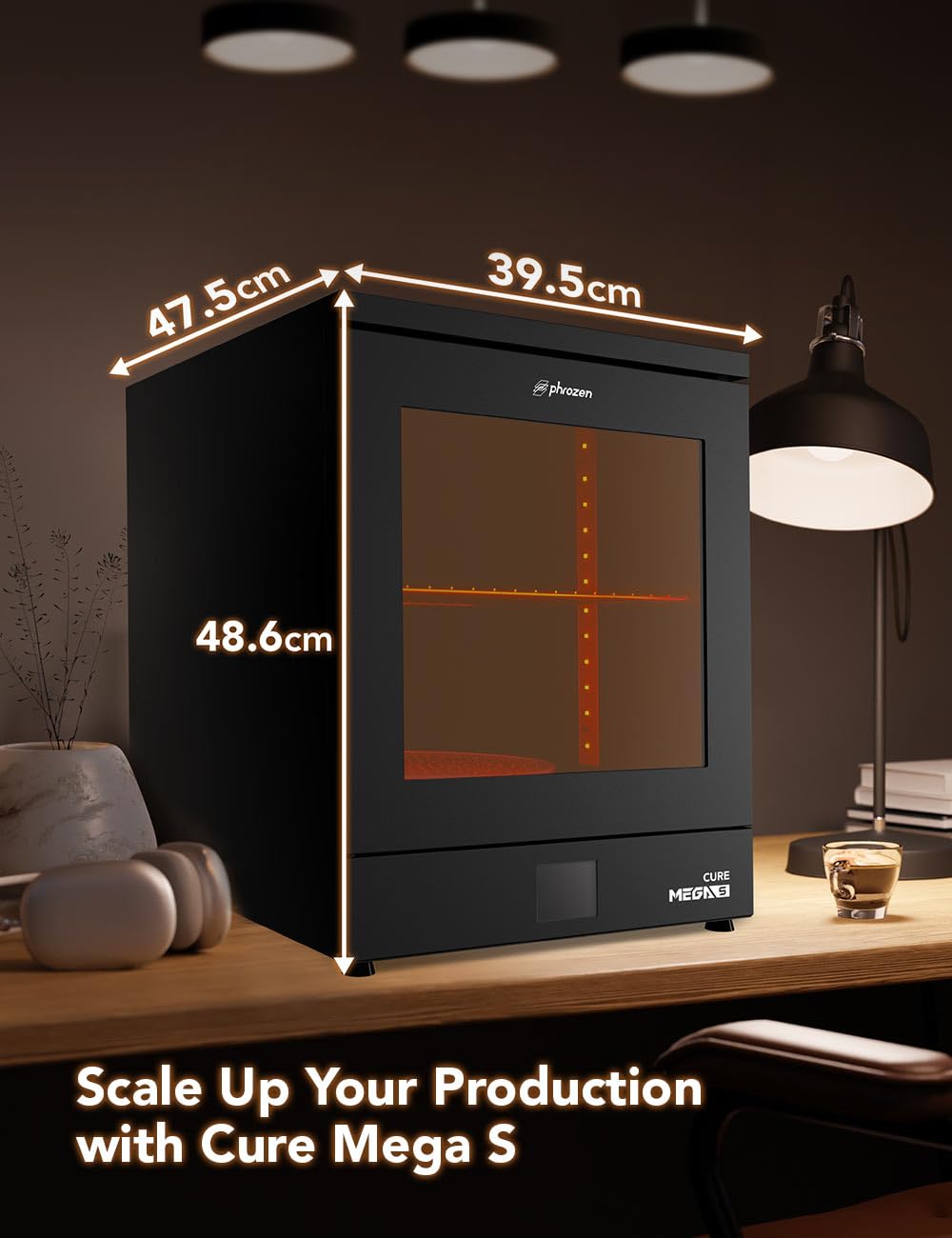 UV Light Curing Station with 360 Degree Transparent Turntable U974
