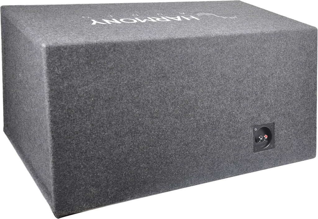 Dual 12 Vented 1200W Sub Box with Amplifier and Amp Kit Q8167