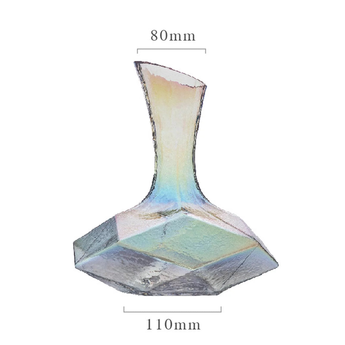 Hand Blown Art Glass Decanter Y479