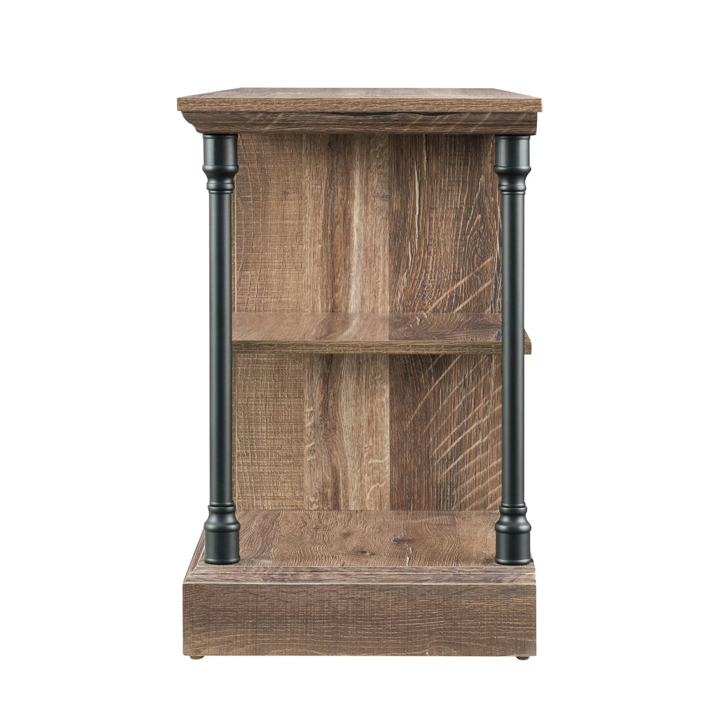 Media Console in Rough Sawn Birch Finish B8826