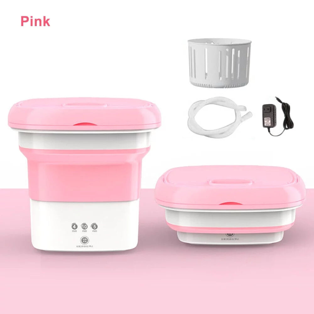Foldable Clothes Washer with Dryer Bucket V873