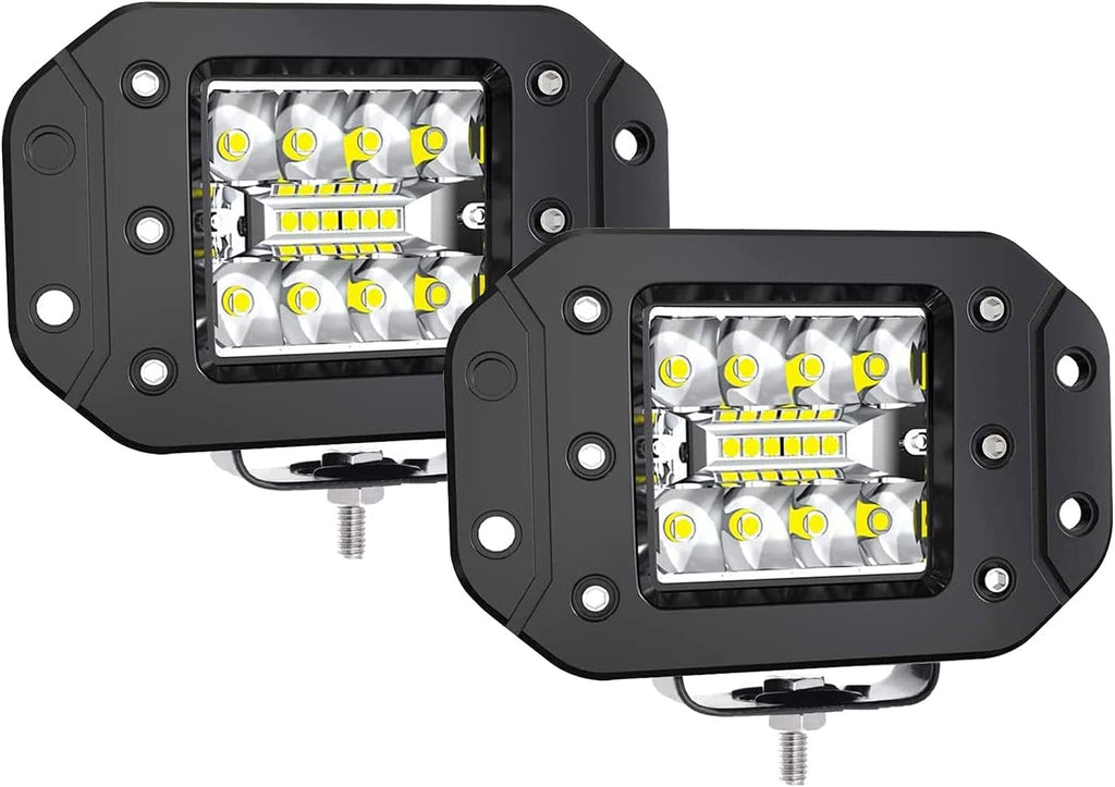 4PCS 42W LED Light Pods Spot Flood Combo Beam Work Light P1102
