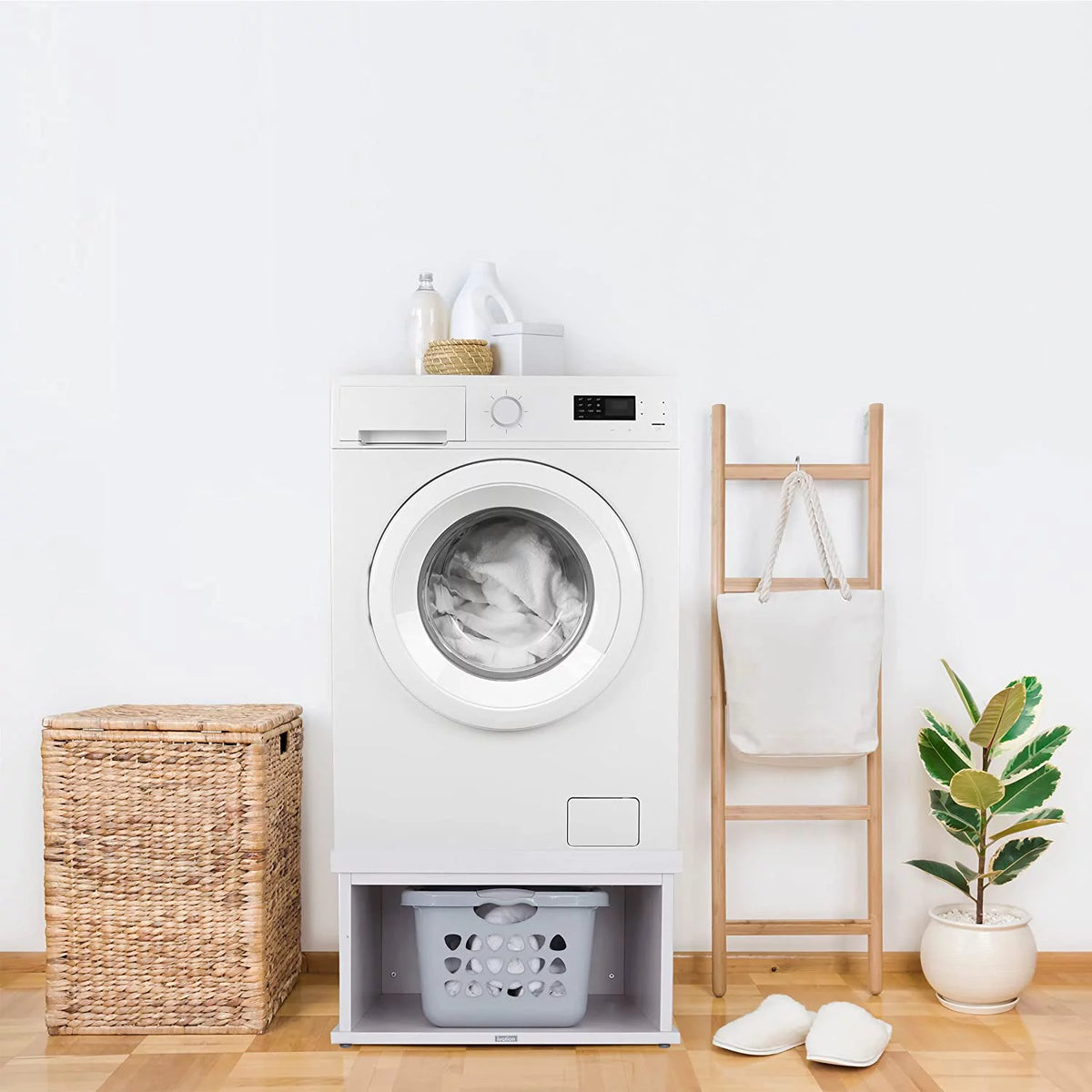 Wooden Laundry Pedestal X23393