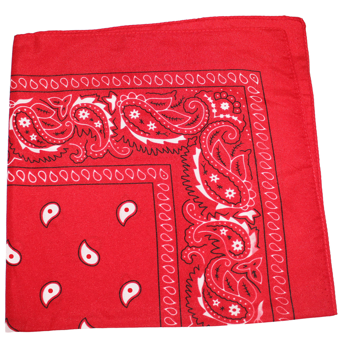 Set of 240 Paisley 100% Polyester Double Sided Bandanas K593