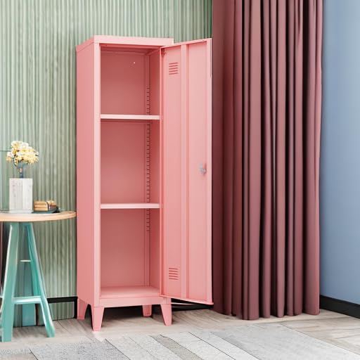 Metal Storage Cabinet with Doors and Shelves N8615