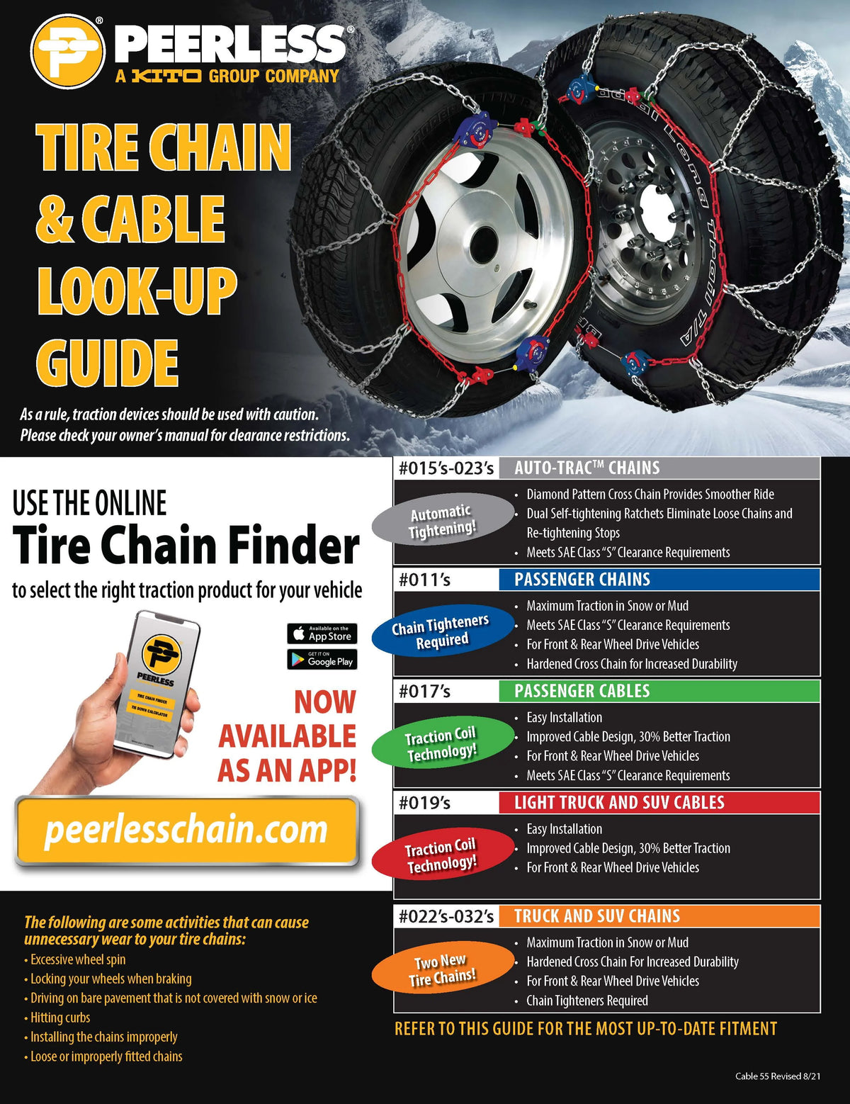 Light Truck/SUV Tire Chains L850