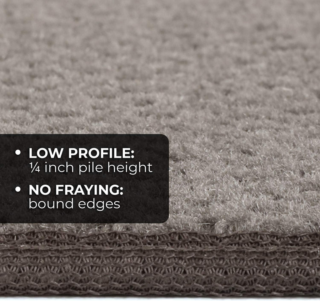 Gray Skid-Resistant Carpet Runner 16 Feet X 36 Inches Z931676