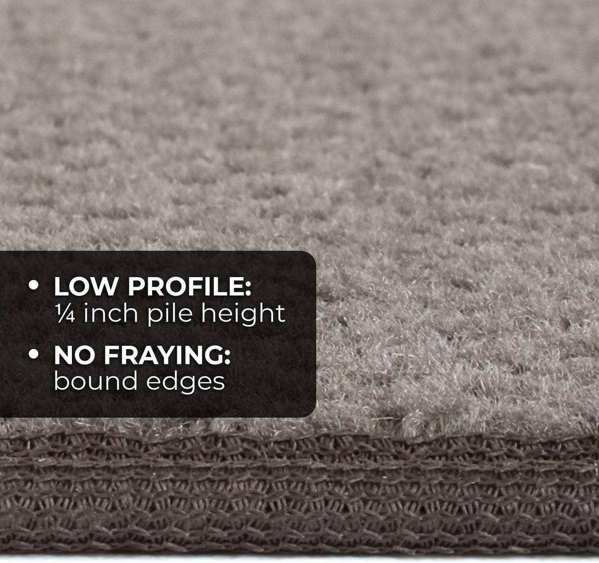 Gray Skid-Resistant Carpet Runner 16 Feet X 36 Inches Z931676