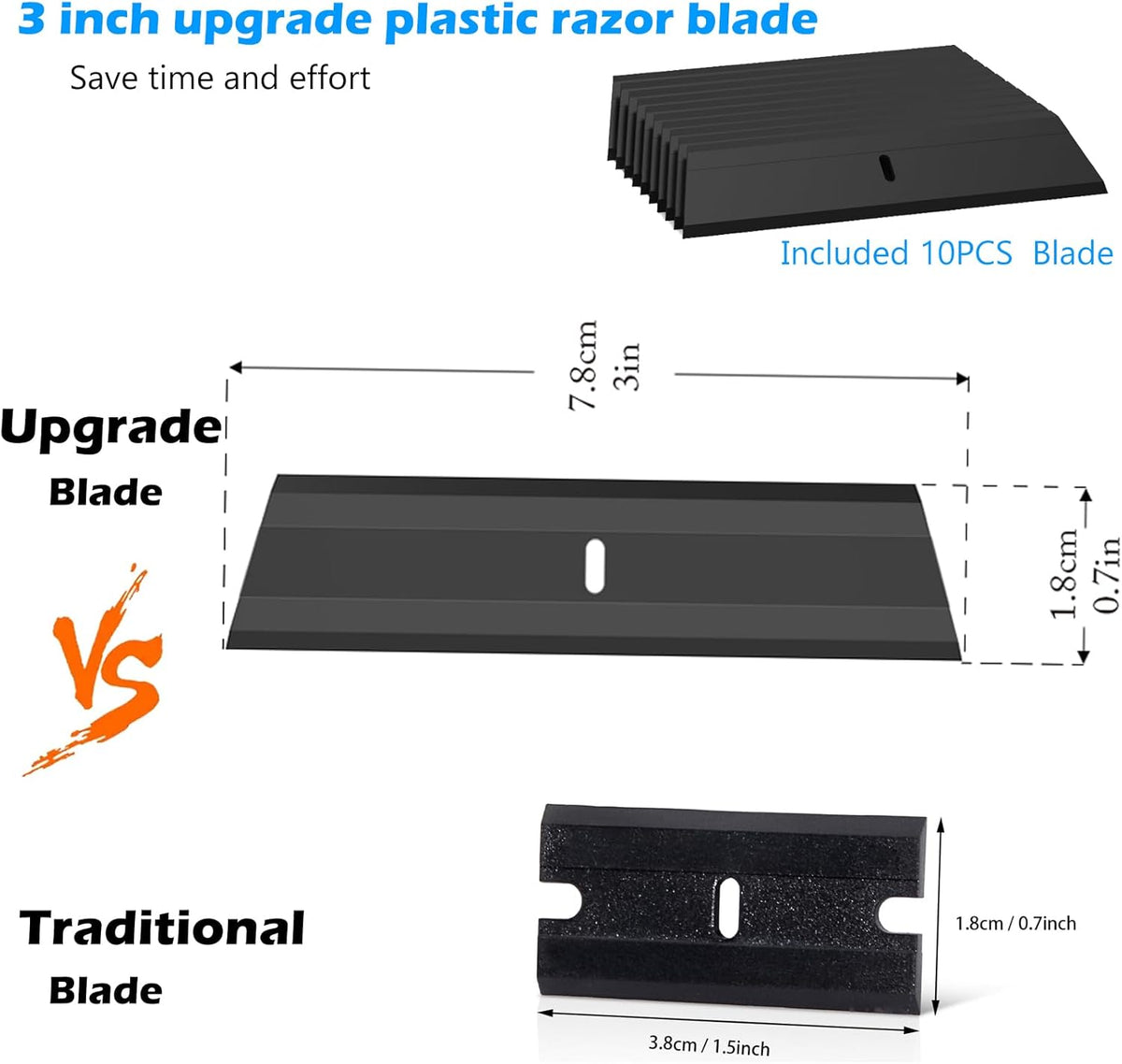 Razor Blade Scraper Putty Knife Floor Paint Scraper B195