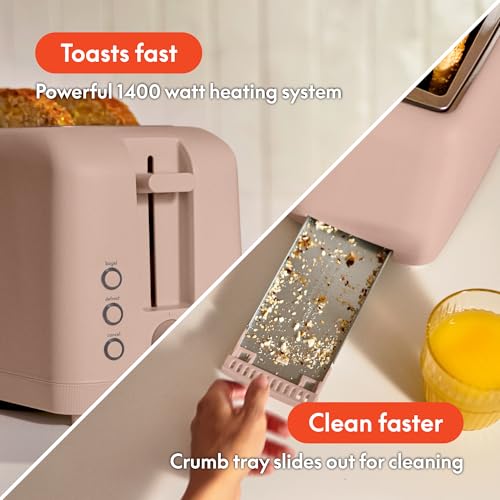 2 Slice Slim Toaster, 900 Watt, Oatmilk Y313